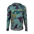 PEARL IZUMI T-shirt MIDLAND GRAPHIC LS PULLOVER HOODIE green F22
