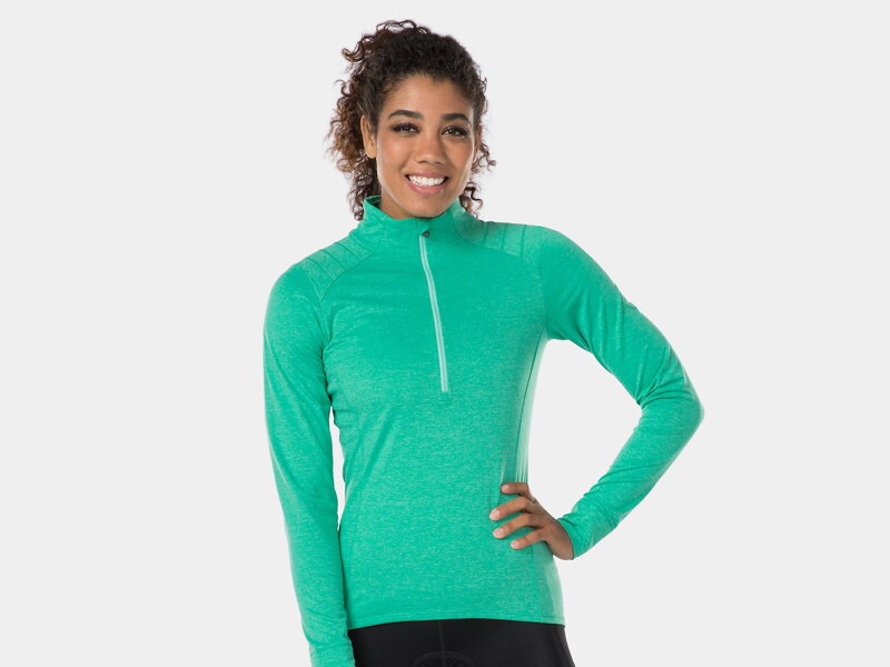 Bontrager Vella WSD Green Thermal Long Sleeve Jersey