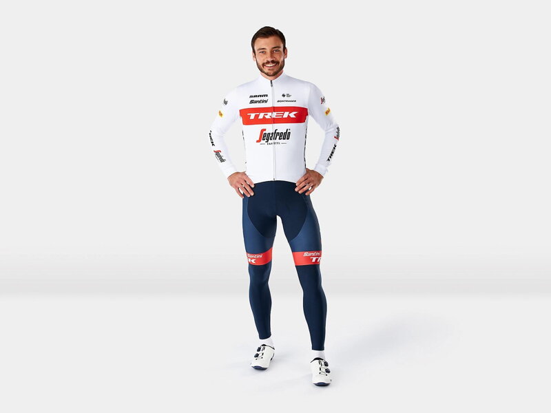 Bontrager Santini Trek Segafredo long pants with liner blue