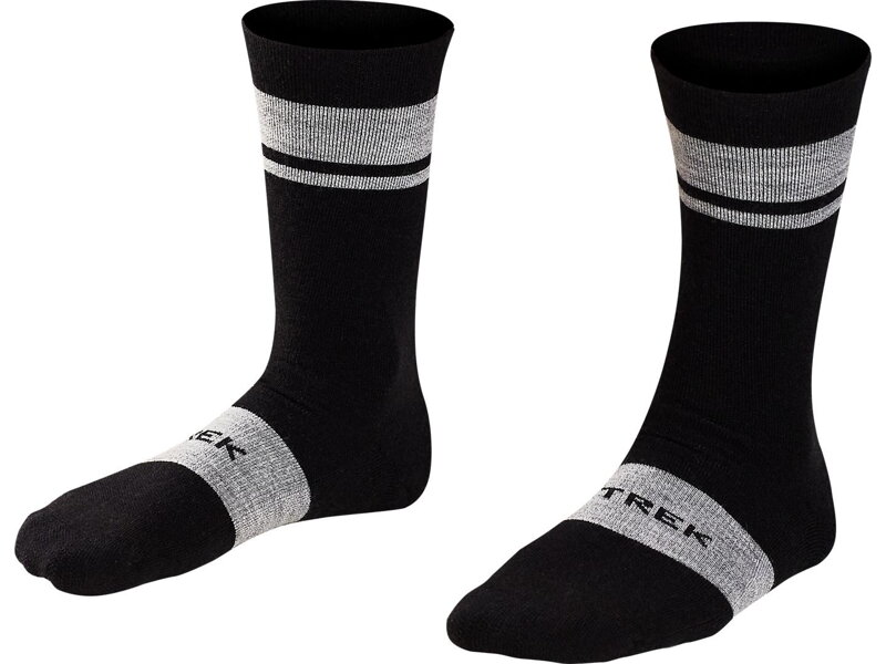 Bontrager Socks Trek Race Crew Cushioned Merino Wool black