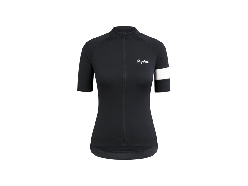 Basic women's cycling jersey Rapha Core black