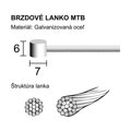 LONGUS MTB brake cable
