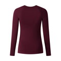 SHIMANO Women's T-shirt VERTEX LONG BASE LAYER burgundy / Size: S/M