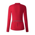 SHIMANO Women's jersey KAEDE THERMAL LONG red / Size: S