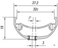 MACH1 Rim TRUCKY 32D