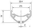 MACH1 Rim CROSS-R 29