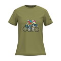 SHIMANO Tričko SENTIERO LTD dámske khaki gravel