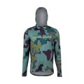 PEARL IZUMI T-shirt MIDLAND GRAPHIC LS PULLOVER HOODIE green F22