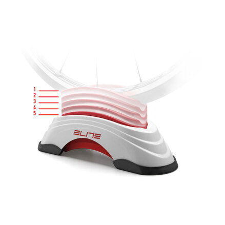 ELITE Su-Sta front wheel support for the trainer, adjustable