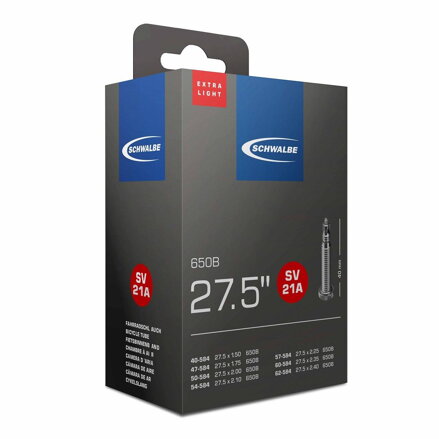 SCHWALBE Inner tube 27.5x1.50/2.40 AV 40mm