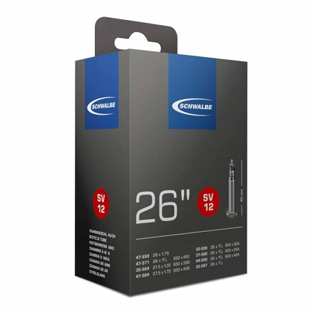 SCHWALBE Inner tube 26x1 1/8-1.75 FV 40mm