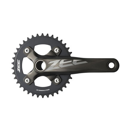 SHIMANO Cranks ZEE FC-M645 165mm (83mm) 10 pcs. black HTII with bearing