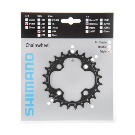 SHIMANO Gearbox 24z. FC-M660 SLX 10 pcs. black 64mm