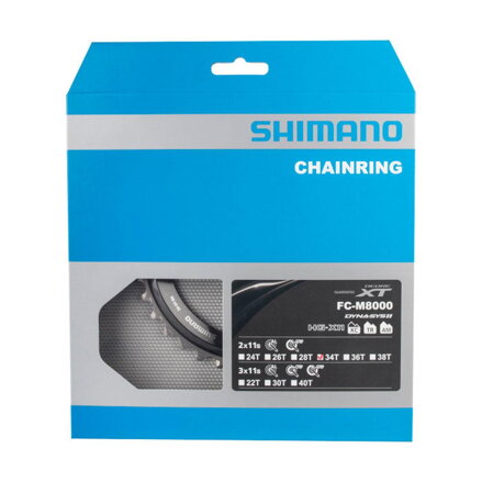 SHIMANO Gearbox 34z. FC-M8000 XT 34/24z. black 96mm