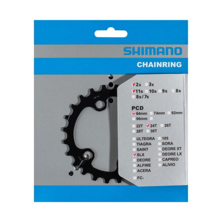 SHIMANO Gear 24z. FC-M7000 SLX 34/24z. black 64mm