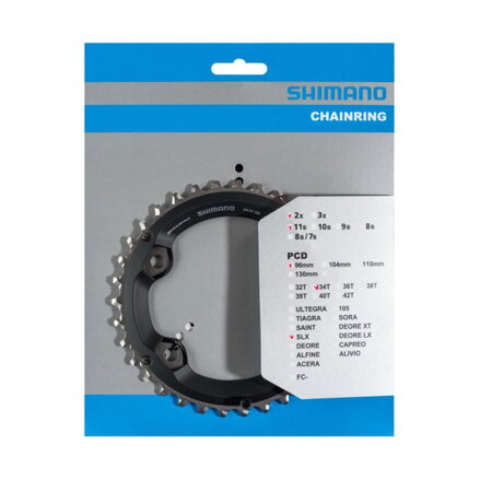 SHIMANO Gear 34z. FC-M7000 SLX 34/24z. black 96mm