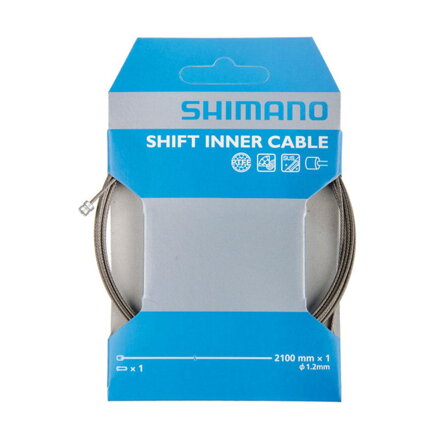 SHIMANO Shift cable 1.2x2100mm stainless steel+Optislick coating