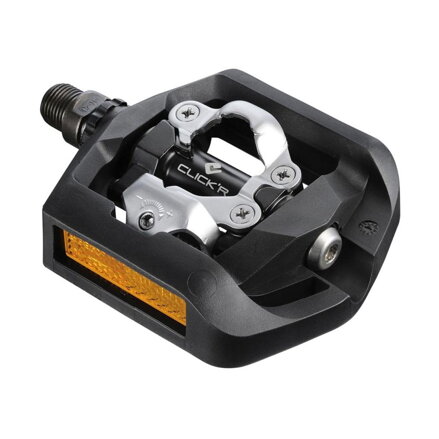 SHIMANO Trekking pedals PD-T421 Click'R SPD black with cage + SM-SH56