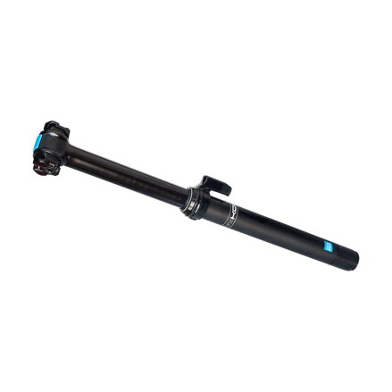 PRO Saddle seat KORYAK telescopic with external. guide 150mm stroke, universal lever