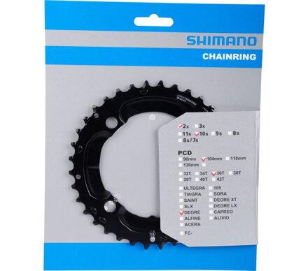 SHIMANO Gearbox 36z. FC-M617/627 DEORE for 36/22z. 104mm