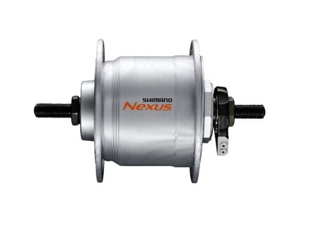 SHIMANO Hub with dynamo DH-C3000 6V/3W 36d. silver. for nuts + overvoltage protection SMDH10