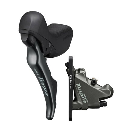 SHIMANO Dual control Tiagra set ST-R4720/BR-R7020 left 2-prev. mech. rad./hydraulic brake