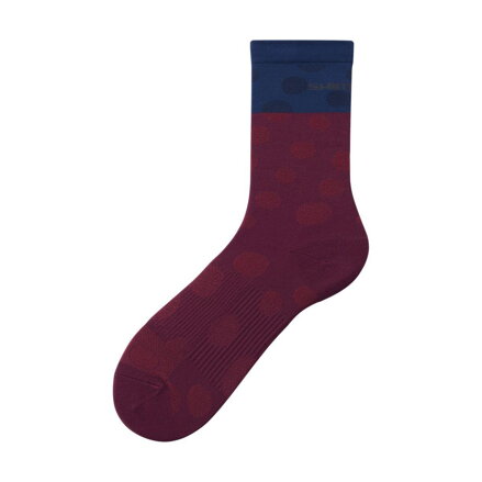 SHIMANO Socks ORIGINAL TALL burgundy / Size: S-M (36-40)