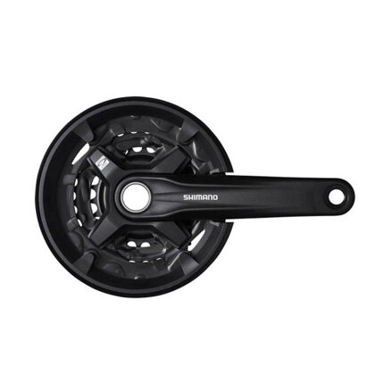 SHIMANO Cranks Altus FC-MT210 175mm 44/32/22 9-k. black with two-piece cover without bearing