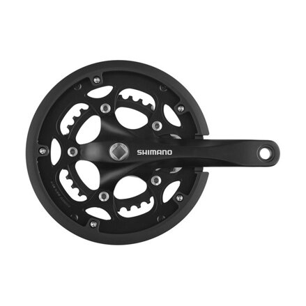 SHIMANO Cranks CLARIS FC-RS200 175mm 50/34z. with cover 8k. black on the square