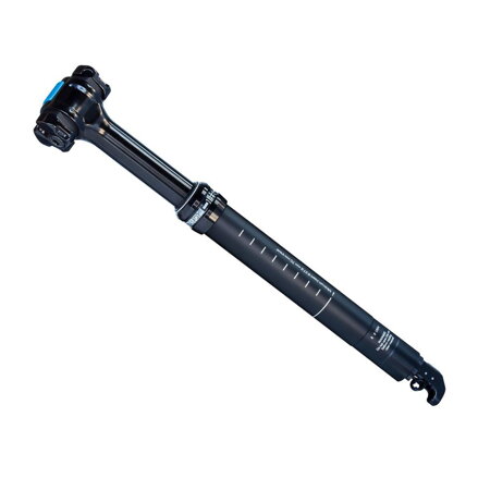 PRO Seat post DISCOVER telescopic with inner. guide 70mm stroke, lever for road handlebars