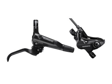 SHIMANO Brake hydraulic E-MT501 BL-MT501/BR-M520 front black Post Mount 1000mm snake. + D03S