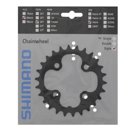 SHIMANO Gearbox 26z. FC-M590/M4060 9-pc. 64mm