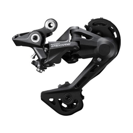 SHIMANO Deore derailleur RD-M4120 10-k. black super long shoulder strap Shadow