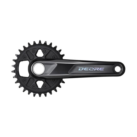 SHIMANO Cranks Deore FC-M6100 175mm 30z. 12-k. BOOST black two-piece without bearings