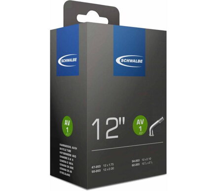SCHWALBE Tube AV1 45° 12x1.75/2.10 AV 40mm 45° (47/62-203) 80g