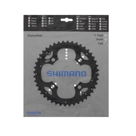 SHIMANO Gearbox 44z. FC-M530/FC-M591 black 104mm