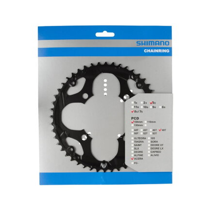SHIMANO Shifter 48z.FC-M361 black 104mm