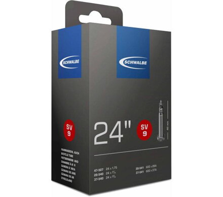 SCHWALBE Inner tube 24 FV9 28/47-507/541 EK 40mm