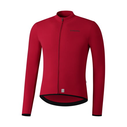 SHIMANO Jersey VERTEX THERMAL LONG red / Size: M