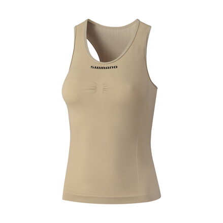 SHIMANO Women's T-shirt VERTEX SL BASE LAYER pale brown / Size: S/M
