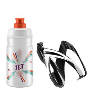 ELITE Bottle with basket set CEO orange logo, 350 ml