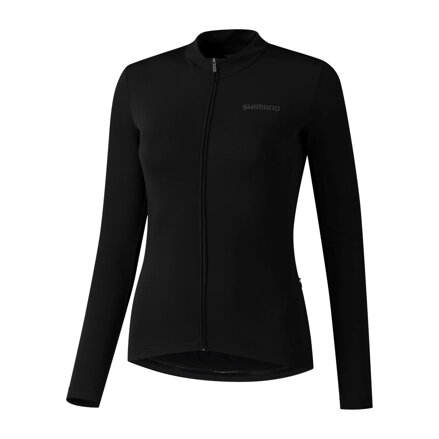 SHIMANO Women's jersey KAEDE THERMAL LONG black / Size: XS
