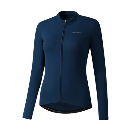 SHIMANO Women's jersey KAEDE THERMAL LONG blue / Size: S