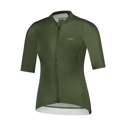SHIMANO Jersey women's SAKURA khaki / Size: S