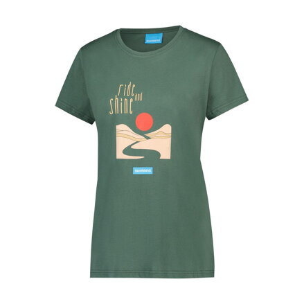 SHIMANO T-shirt women's GRAPHIC TEE green / Size: S