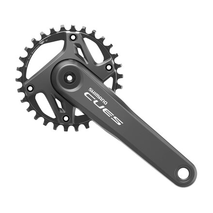 SHIMANO Cranks Cues FC-U6000 175mm 30z. 9/10/11-k. black two-piece without bearings
