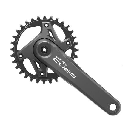 SHIMANO Cranks Cues FC-U6000 175mm 32z. 9/10/11-k. black two-piece without bearings