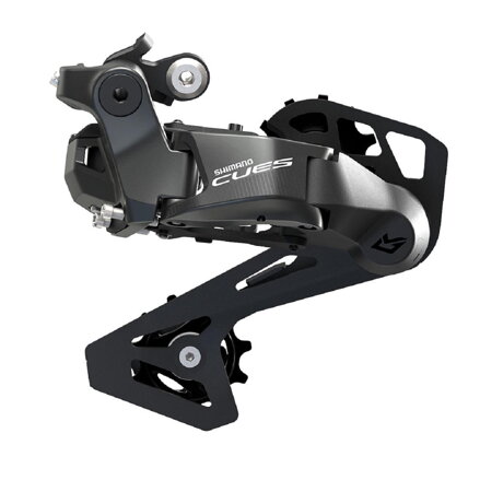 SHIMANO Derailleur Cues RD-U6050 1x10-k. Di2 11-43z. Linkglide long strap Shadow RD