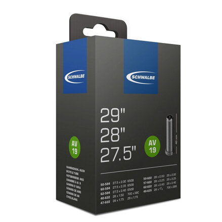 SCHWALBE Inner tube 27.5x2.00/2.35 29x1.75/2.40 AV 40mm