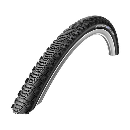 SCHWALBE Tire CX COMP (47-507) 24x1.75 Active 50EPI K-Guard 525g Black reflex